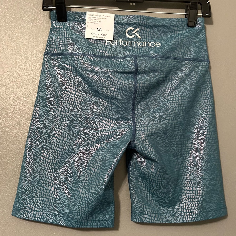 NWT Lot of Calvin Klein Performance Sz Small High Waist Biker Athletic Shorts! - Picture 3 of 14